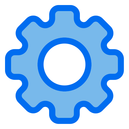botão de configurações